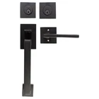 Emtek 4830US19 Baden Double Cylinder Keyed Entry Handleset - Flat Black Used. Price: $252.99.