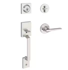 Kwikset Amador Satin Nickel Entry Door Handleset W/ Round Rose & Smartkey New. Price: $79.89.