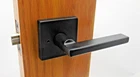 Kwikset Halifax Square Privacy Lever Matte Black 730HFLSQT514 #9AY New. Price: $16.99.