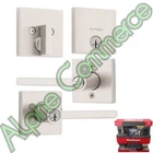 *1-SET* Kwikset Halifax 991HFL Entry Lever & Single Cylinder Deadbolt 99910-067 New. Price: $75.99.