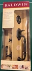 Baldwin Canterbury Front Door Lock Set Venetian Bronze Finish - New Box. Price: $200.00.