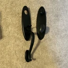 Baldwin Oil Rubbed Bronze Entry Door Lock Set Black Handle Keyed Kit Used. Price: $350.00.