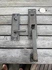 Emtek Arts & Crafts 4811 Left/righ Hand US10B Hammered Single Cylinder Trim Only Used. Price: $49.00.