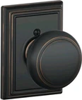 Schlage F170 & 716 Add Andover Door Knob, One-sided Dummy Handle, Aged Bronze New. Price: $18.95.