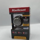 Kwikset Smartkey Satin Nickel Exterior Front Door Deadbolt 99800-123 New. Price: $19.99.