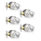 Orger 5 Pack Glass Door Knobs For Hallway And Closet Crystal Passage New. Price: $149.41.