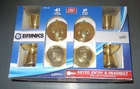 New Brinks Pack Keyed Alike Entry Knob & Deadbolt Polished Brass 2105-105. Price: $50.00.