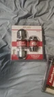 Atlas Home Security Exterior Entry & Deadbolt Lock Set Silver Keyed Alike New. Price: $25.00.