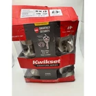Kwikset Signature Series Pismo Entry Knob Deadbolt Satin Nickel 99910-069 Open. Price: $42.00.