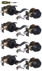Lanwandeng Keyed Alike Front Door Lever Lockset Single Cylinder Deadbolt New. Price: $156.09.