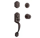 Kwikset Montara Venetian Bronze Single Cylinder Handleset Juno 553MNHXJ11P Open. Price: $89.99.