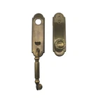 Emtek Orleans Ribbon Dummy Door Handle Reed Set New. Price: $229.67.