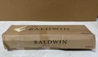Baldwin Del Mar Keyed Entry Handleset Decorative Door Lever Satin Black Open. Price: $179.99.
