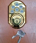 Kwikset 909 910 Smartcode Door Lock Smartkey Polished Brass Replacement Keypad Open. Price: $29.99.