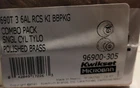 1 New Kwikset Tylo Polished Brass Knob Combo Pack 96900-305 69OT 6AL Rcs. Price: $19.99.