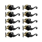 Elegant Black Matte Interior Door Handles For Closet Hallway, 10 Pack Pas... New. Price: $95.87.