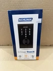 Schalage Keyless Touchscreen Deadbolt Item BE375VCEN622 In Matte Black New. Price: $115.00.