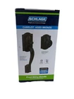 Schlage Camelot Front Entry Door Handle Set W/ Georgian Lever In Aged Bronze Open. Price: $79.95.