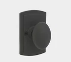 Delaney Hardware Black Italian Collection Canova Series Dummy Door Knob Open. Price: $14.99.