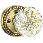 Glass Door Knobs With Lock, Antique Brass Crystal Interior For Pri... New. Price: $44.58.