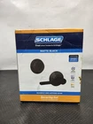 Schlage Latitude Matte Black Entry Lever & Single Cylinder Deadbolt New. Price: $74.98.