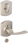 Schlage Lock Company F94MER619GRWRH Greenwich Deco Rose Dummy Handleset Trim New. Price: $36.29.