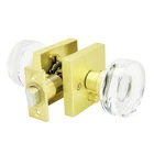 NUK3Y Nova Door Knob Crystal Glass Round (privacy, Satin Brass) New. Price: $41.77.