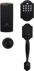 Kiayaci Keyless Front Door Lock Set With Keypad, Black New. Price: $204.54.