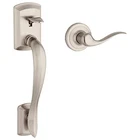 Kwikset Avalon Front Door Handleset Lever Satin Nickel No Lock 98150-002 New. Price: $78.99.