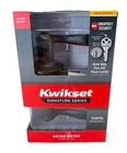 Kwikset Tustin Keyed Entry Door Lock Handle Venetian Bronze Model 97402-733 New. Price: $36.95.
