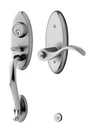 Baldwin Landon 85345 150 1RH Single Point Entry Lever Set Satin Nickel Open. Price: $349.99.