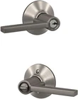 Schlage Latitude Door Lever Keyed Entry Lock, F51A Open. Price: $24.99.