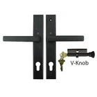Hoppe Dallas M1643/2161N Active Keyed Matte Black 2-1/4" Door New. Price: $339.69.