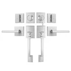 Goldenwarm Double Front Door Lock Set, Brushed Nickel Handl... New. Price: $180.46.