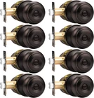 Keyless Privacy Door Knobs - Oil Rubbed Bronze, 8 Pack For Home Use New. Price: $91.99.