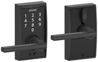Schlage FE695-CEN-LAT Black Century Touch Entry Leverset With Latitude New. Price: $141.83.