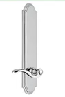 Grandeur Arc Solid Brass Plate Rose Dummy Door Lever W/bellagio Polished Nickel Open. Price: $229.00.