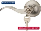 1 Pack Of Henyin Wave Lever Keyed Entry Lock/door Knob Hardware Handle New. Price: $33.07.