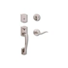 Kwikset Prescott Satin Nickel Entry Handleset 1-3/4 98180-021 New. Price: $186.99.