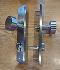 Emtek 8442US15 Stretto Modern Rectangular Single Cylinder Round Knob Open. Price: $249.99.