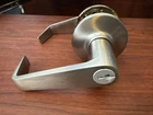 Kwikset 438CNLSMT Nickel Carson Grade Keyed Entry Door Lever With Smartkey New. Price: $54.99.