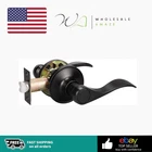 Knobwell 1 Pack Matte Black Passage Door Handles Interior Levers Hallway Open. Price: $24.99.