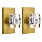 Hiemey Antique Brass Crystal Glass Dummy Door Knob Interior For New. Price: $65.77.