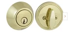 Defiant Single Cylinder Deadbolt Polished Brass 154-717 New. Price: $9.99.