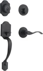 Gua Oyh Handle Lock Set Lever Exterior Door L16511-B-S721 Matte Black Open. Price: $34.23.