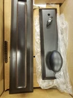 Emtek 4212EUS10B- Melrose Entrance Handleset Oil Rubbed Bronze Egg Knob New. Price: $425.00.
