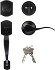 Front Door Handleset With Knob - Single Cylinder Interior Lock New. Price: $81.99.