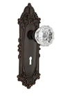 Nostalgic Warehouse Victorian Plate & Interior Crystal Door Knob New. Price: $409.22.