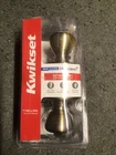New Kwikset Keyed Entry Door Knob Lockset Antique Brass Item# 94002-827 Keys. Price: $11.95.