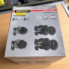 Defiant Hartford Entry Door Lock Set 2 Knobs Deadbolts Keyed 4 Keys Matte Fin. New. Price: $34.39.